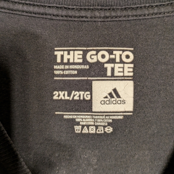 Adidas Men's Black Chicago Graphic T-Shirt The Go Tee Pre-owned - Picture 6 of 8